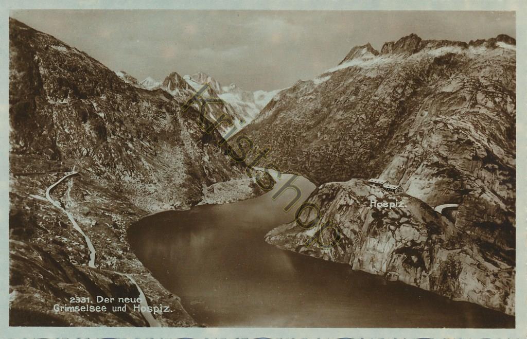 KRST006-3060_0.jpg Der neue Grimselsee und Hospiz [006-3060