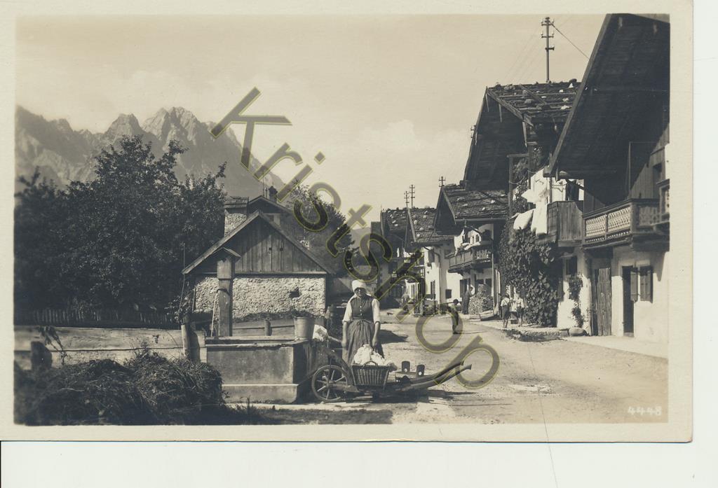 KRST006-3551_0.jpg Garmisch - Frühlingsstraße mit Waxenstein [006-3551