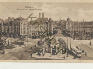 München - Karlsplatz mit Kaisertor Rondell [006-3617