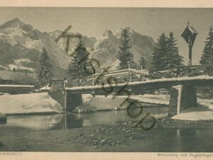 Garmisch - Kreuzsteg mit Zugspitzgruppe [006-3670
