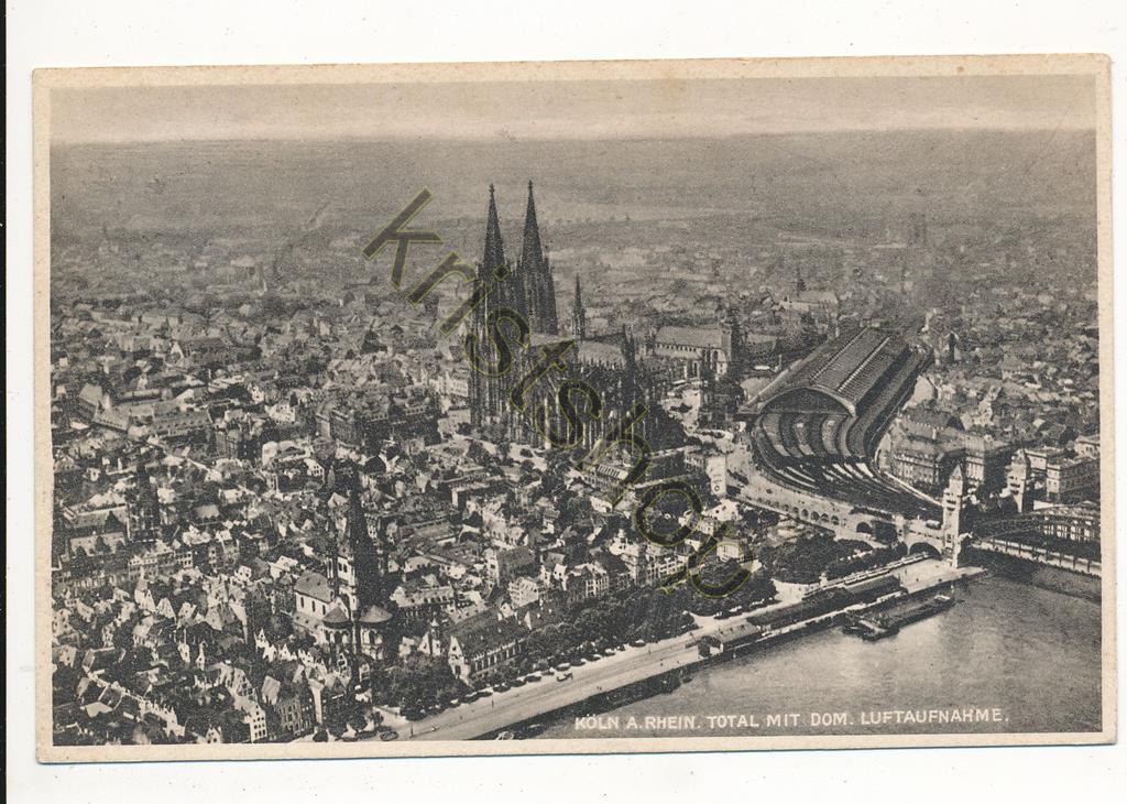 KRST006-3774_0.jpg Köln a Rhein - Total mit dom - Luftaufnahme [006-3774