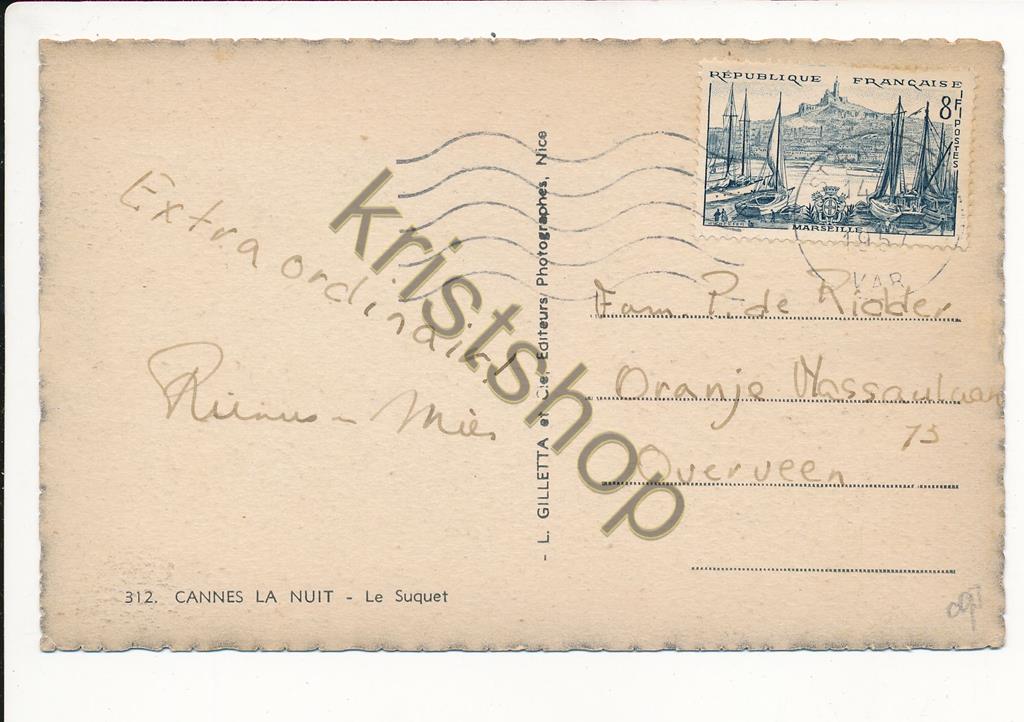 KRST006-3793_1.jpg Cannes - La Nuit - Le Suquet [006-3793 - Afbeelding 2