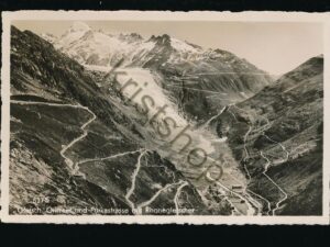 Gletsch - Grimsel und Furkastrasse mit Rhonegletscher [006-4051
