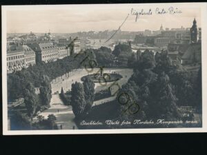 Stockholm - Utsikt från Nordiska Kompaniets terass   [006-4159