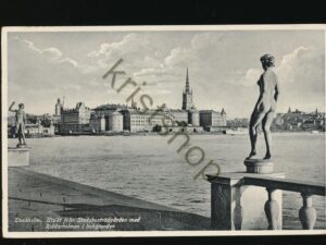 Stockholm - Utsikt från Stadhustraädgården   [006-4182