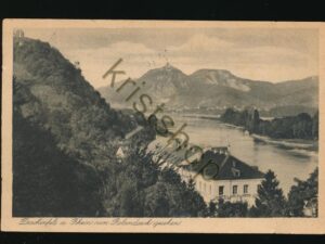 Drachenfels a Rhein von Rolandseck gesehen [006-4240