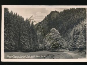 Höhenluftkurort Oberdorf - Der silbergraben mit Räuberstein   [006-4300
