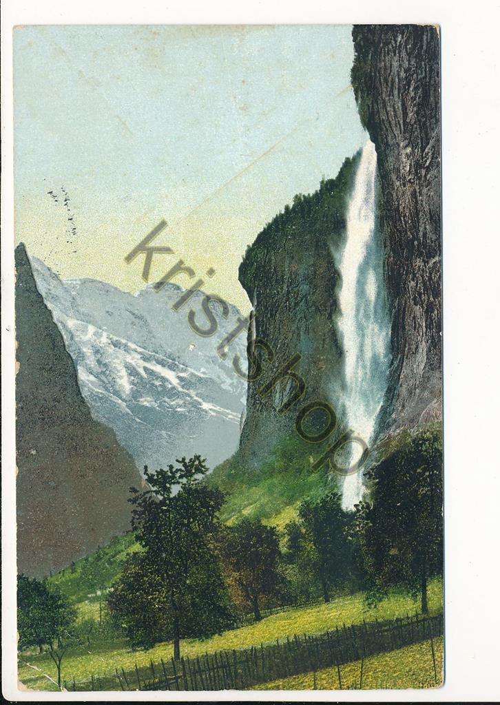 KRST006-4331_0.jpg Der Staubbach bei Lauterbrunnen [006-4331