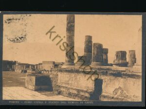 Pompei - Foro civile e Fianco del Tempio de Glove   [006-4634