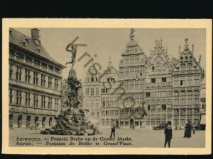 Antwerpen - Fontein Brabo op de Groote Markt [006-5580