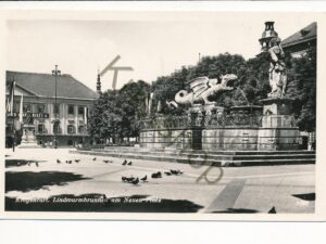 Klagenfurt - Lindrourmbrunnen an Neuen Pfalz [006-5639