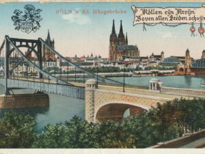 Köln a Rh -Hängebrücke [006-5791