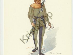 Bern - PTT -Museum Standesläufer von Staffhausen - Kostüm des XV Jahr [006-7217