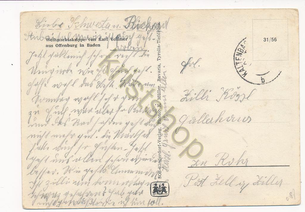 KRST006-7787_1.jpg Baden - Weihnachtskrippe von Karl Volmer aus Offenburg [006-7787 - Afbeelding 2