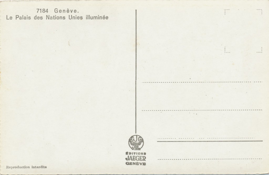 KRST006-8225_1.jpg Genève - Le Palais des Nations Unies illuminée [006-8225 - Afbeelding 2