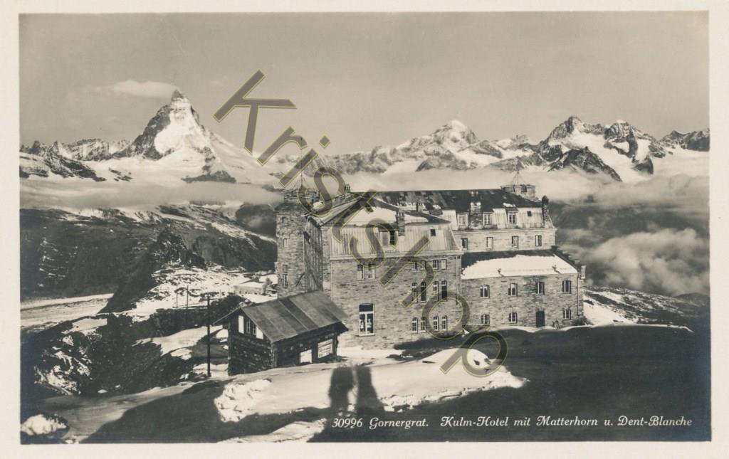 KRST006-8239_0.jpg Gornergrat - Kulm-Hôtel mit Matterhorn [006-8239