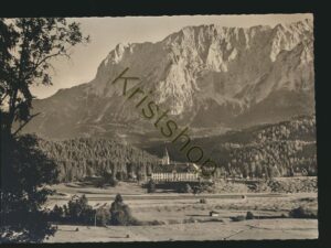 Schloß Elmau mit Wettersteinwand [KRST007-0550
