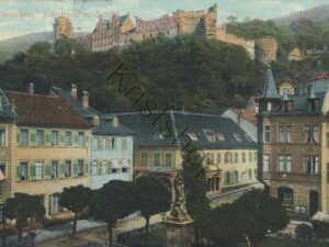 Heidelberg - Kornmakrt m Schloß [KRST007-0942