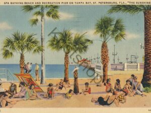 St Petersburg, Fla - Spa bathing Beach [KRST007-1084