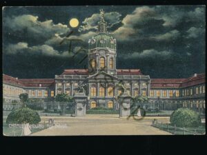 Charlottenburg Kgl Schloß bei Nacht  [KRST007-1221
