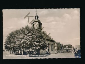 Veckerhagen - Weserbergland - kirche m Brauhaus  [KRST007-1388
