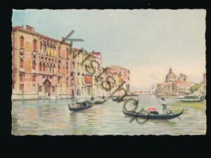 Venezia - Canal Grande e Chiesa della salute [KRST007-1917