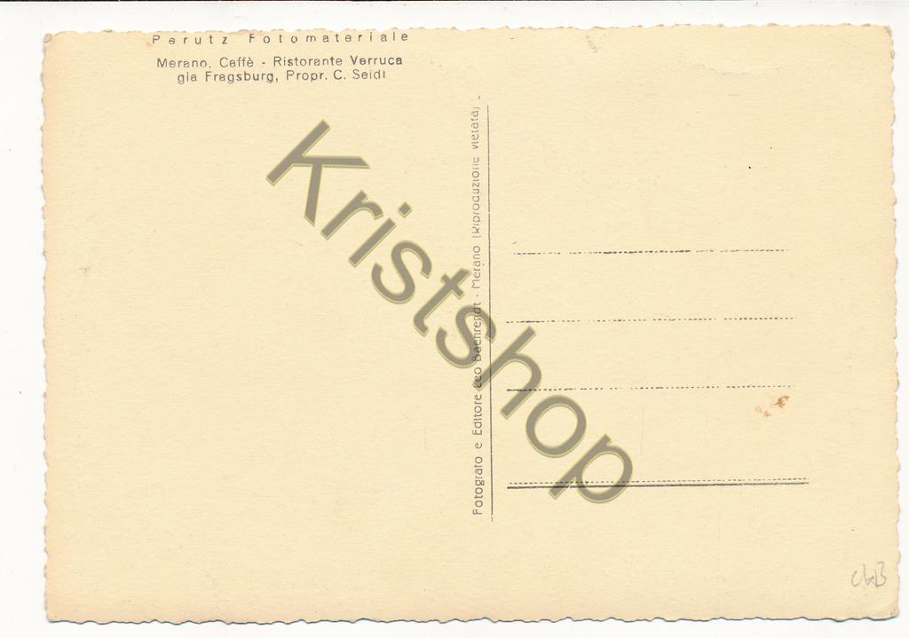 KRST007-2043_1.jpg Merano - Caffè - Ristorente Verruca gia Fragsburg [KRST007-2043 - Afbeelding 2