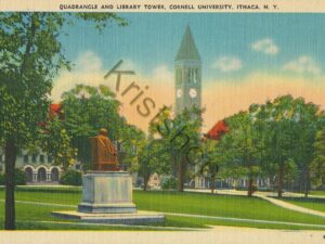 Quadrangle and Library Tower, Cornell University - Ithaca, NY  [KRST007-3167