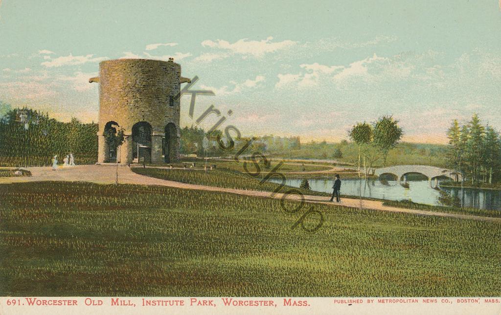 KRST007-3332_0.jpg Worchester, Mass - Worchester Old Mill - Institute Park [KRST007-3332