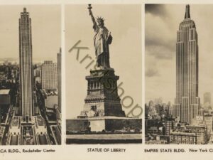 New York City - RCA BLDG - Statue of Liberty - Empire State BLDG  [KRST007-3364