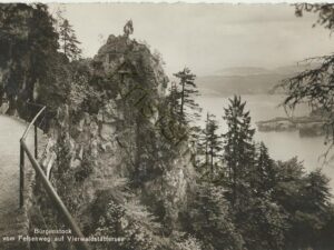 Bürgenstock - Blick vom Felsenweg auf Vierwaldstättersee [KRST007-3406