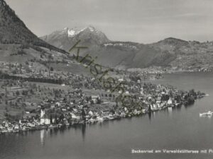 Beckenried am Vierwaldstättersee mit Pilatus  [KRST007-3422