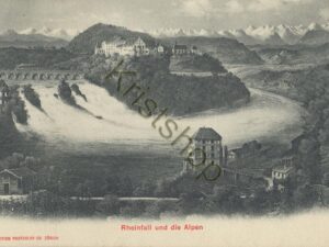 Rheinfall und die Alpen [KRST007-3641