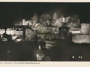 Monschau - Die burg bei Festbeleuchtung [KRST007-3671