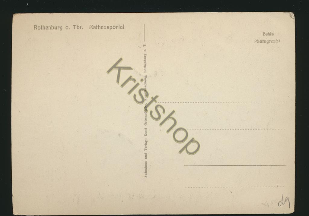 KRST007-3769_1.jpg Rothenburg o Tr - Rathausportal [KRST007-3769 - Afbeelding 2