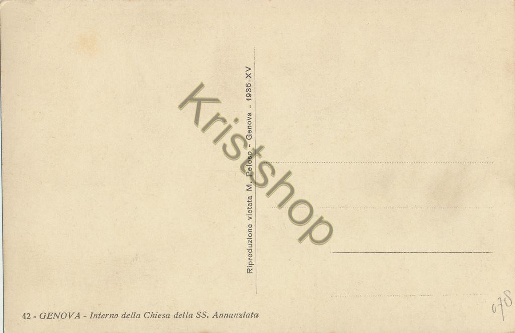 KRST007-3878_1.jpg Genova - Interno della Chiesa della SS Annunziata [KRST007-3878 - Afbeelding 2