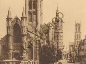 Gand - Eglise St Nicolas et Beffroi [KRST007-3950