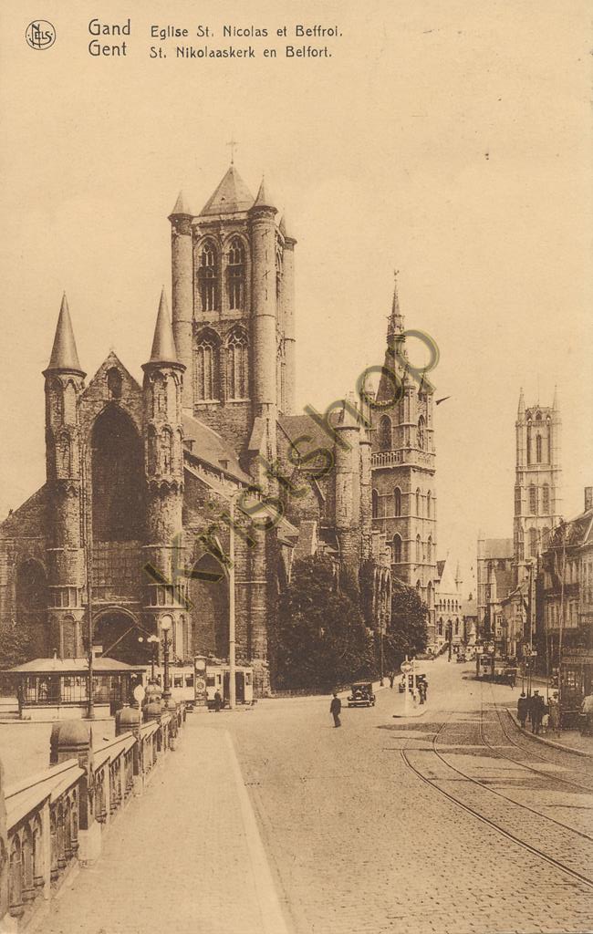KRST007-3950_0.jpg Gand - Eglise St Nicolas et Beffroi [KRST007-3950
