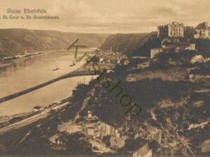 Ruine Rheinfels mit St Goar  [KRST007-4040