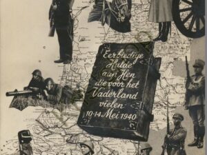 Militair 10-14 Mei 1940 herdenkingskaart [KRST007-4431
