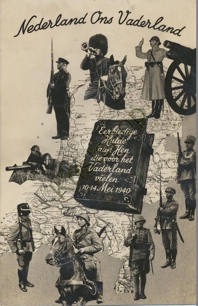 KRST007-4431_0.jpg Militair 10-14 Mei 1940 herdenkingskaart [KRST007-4431