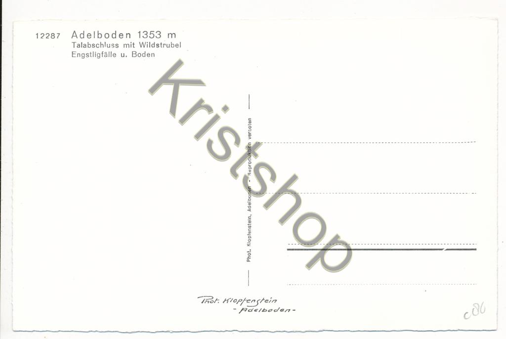 KRST007-4580_1.jpg Adelboden - Talabschluss mit Wildstrubel [KRST007-4580 - Afbeelding 2