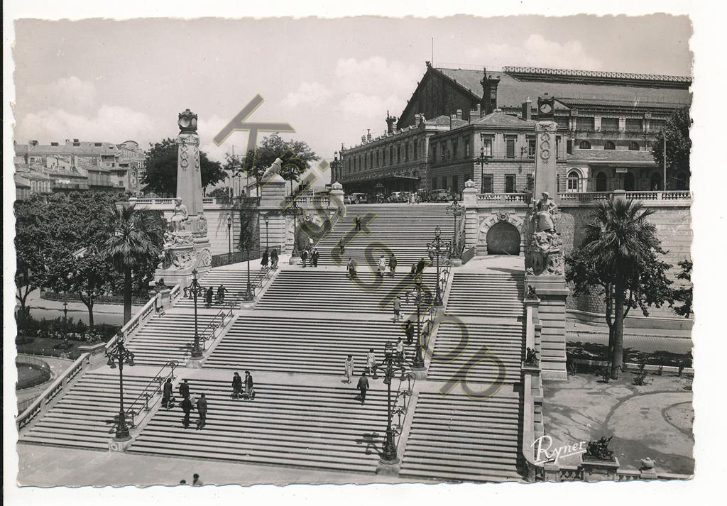 KRST007-5372_0.jpg Marseille - Escalier Monumental et Gare Saint-Charles [KRST007-5372