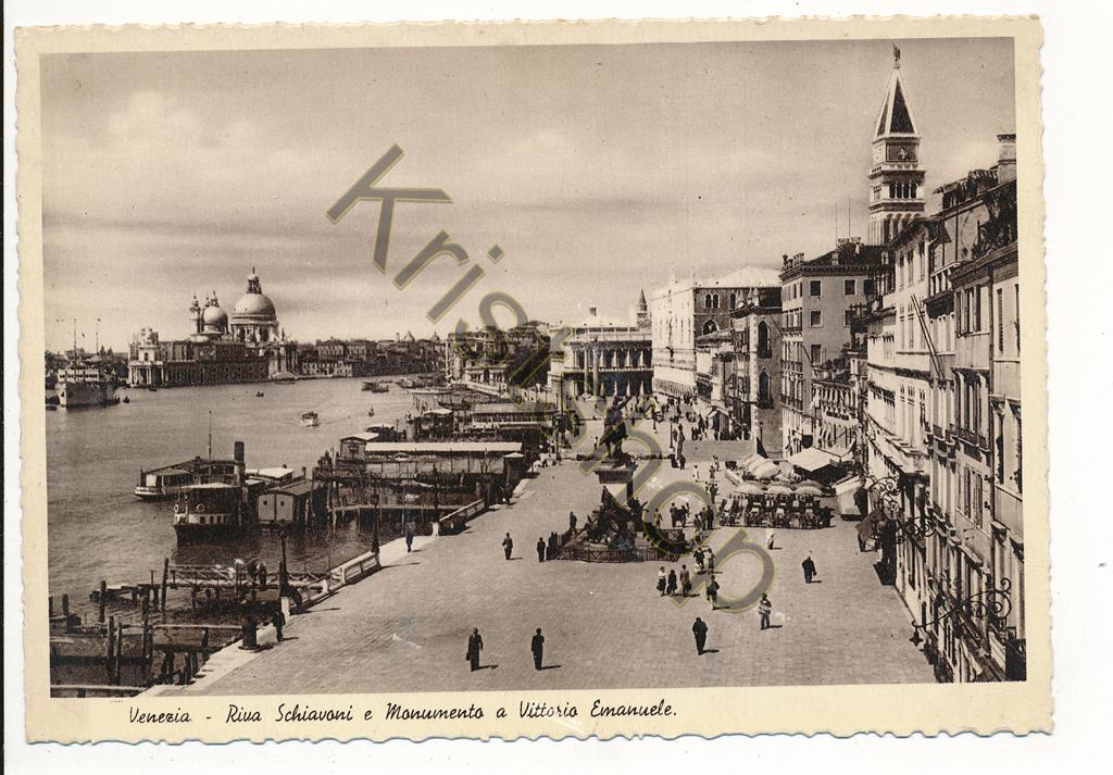 KRST007-5382_0.jpg Venezia - Riva Schiavoni e Monumento a Vittorio Emanuele [KRST007-5382