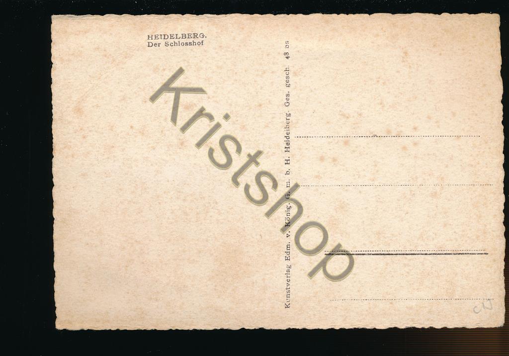 KRST007-5513_1.jpg Heidelberg - Der Schlosshof [KRST007-5513 - Afbeelding 2