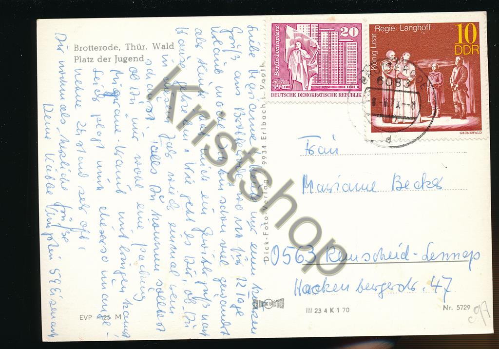 KRST007-5597_1.jpg Brotterode - Platz der Jugend [KRST007-5597 - Afbeelding 2