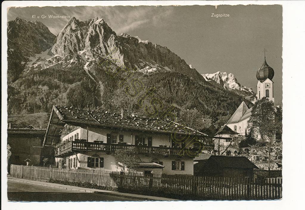KRST007-6137_0.jpg Grainau gegen Großen Waxenstein und Zugspitze [KRST007-6137