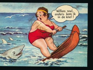 Humor - Willem snel, anders kom ik in de knel - shark [KRST007-6281