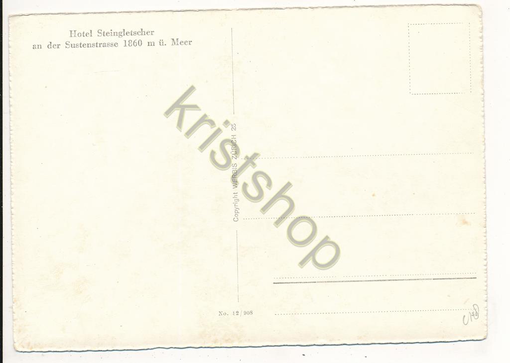 KRST007-6318_1.jpg Hôtel Steingletscher an der Sustenstrasse [KRST007-6318 - Afbeelding 2