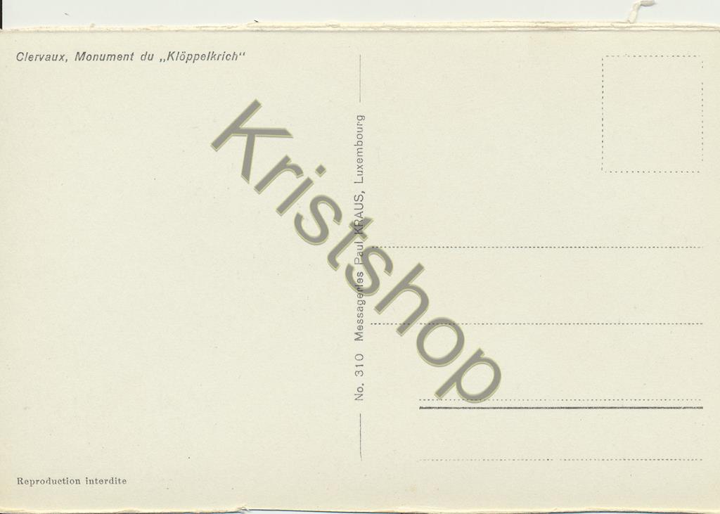 KRST007-7067_1.jpg Clervaux - Monument du Klöppelkirch [KRST007-7067 - Afbeelding 2